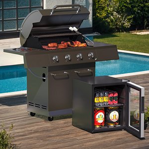 3D BBQ Essentials Collection model