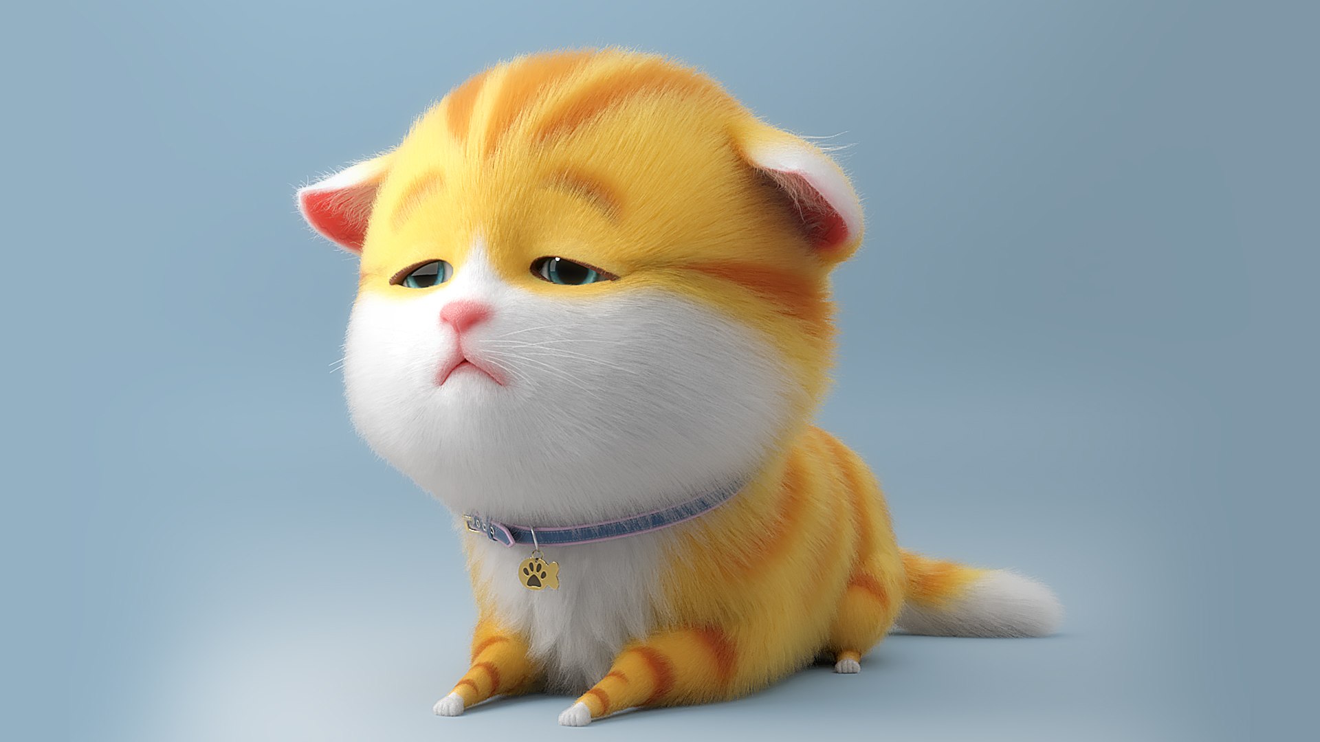 3D Cartoon Cat Rigged Model - TurboSquid 1610488