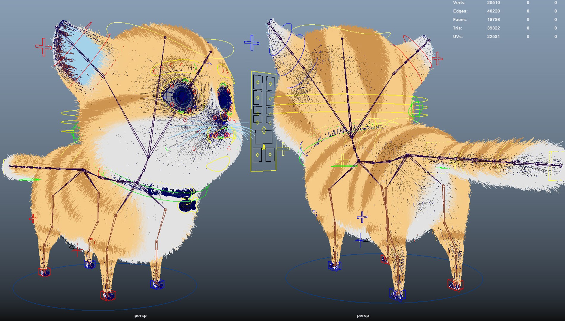 3D cartoon cat rigged model - TurboSquid 1610488