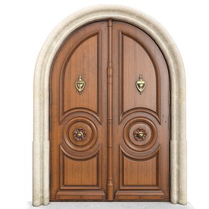 3D model Entrance classic door 57