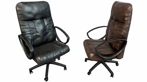 old office chair pbr 3D model
