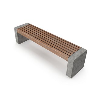 bench 3D model