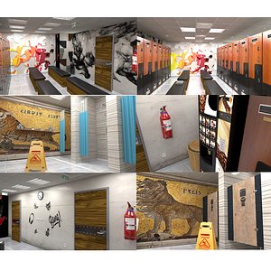 lock room restroom 3D