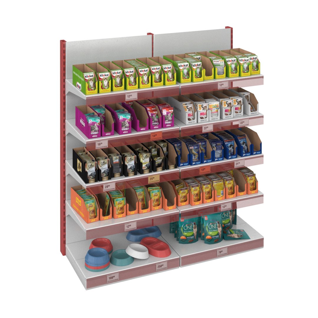 3D Racks Cat Food - TurboSquid 1464659