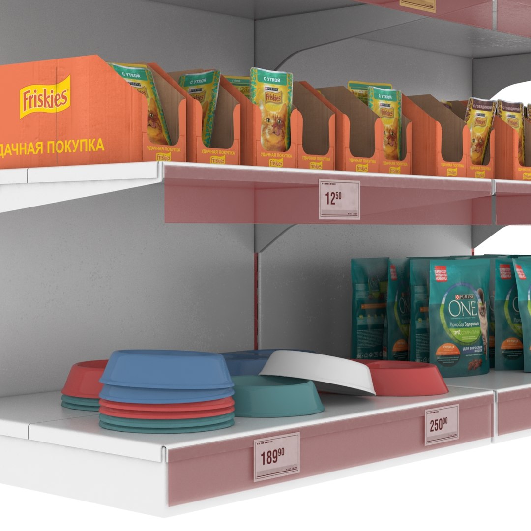 3D Racks Cat Food - TurboSquid 1464659