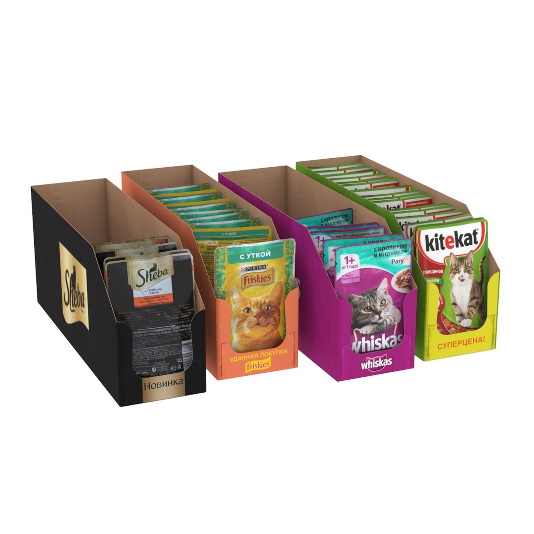 3D Racks Cat Food - TurboSquid 1464659