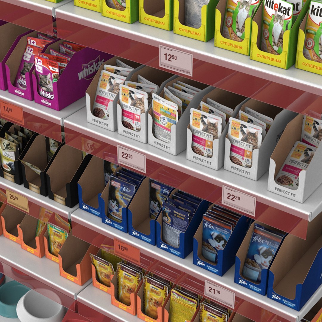 3D Racks Cat Food - TurboSquid 1464659