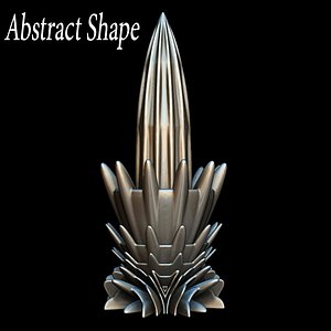 abstract 3d obj