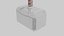 3D Thor Hammer model