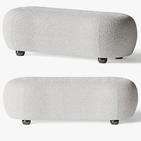 Adeline boucle bench by My Cura Home