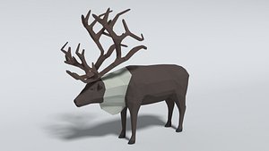 reindeer blender 3D