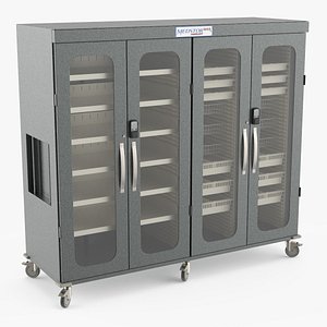 Medstor Max Harloff 4 Cells Gray 3D model