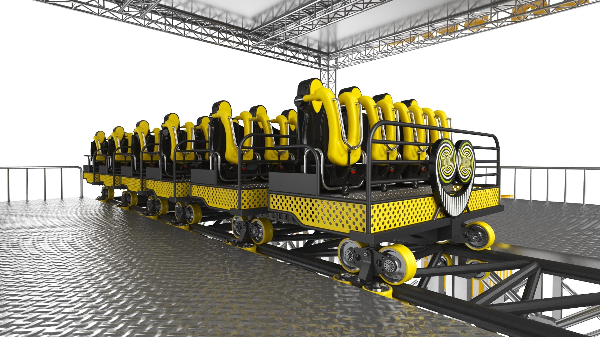 Roller Coaster Platform Building 3D Model - TurboSquid 1921832