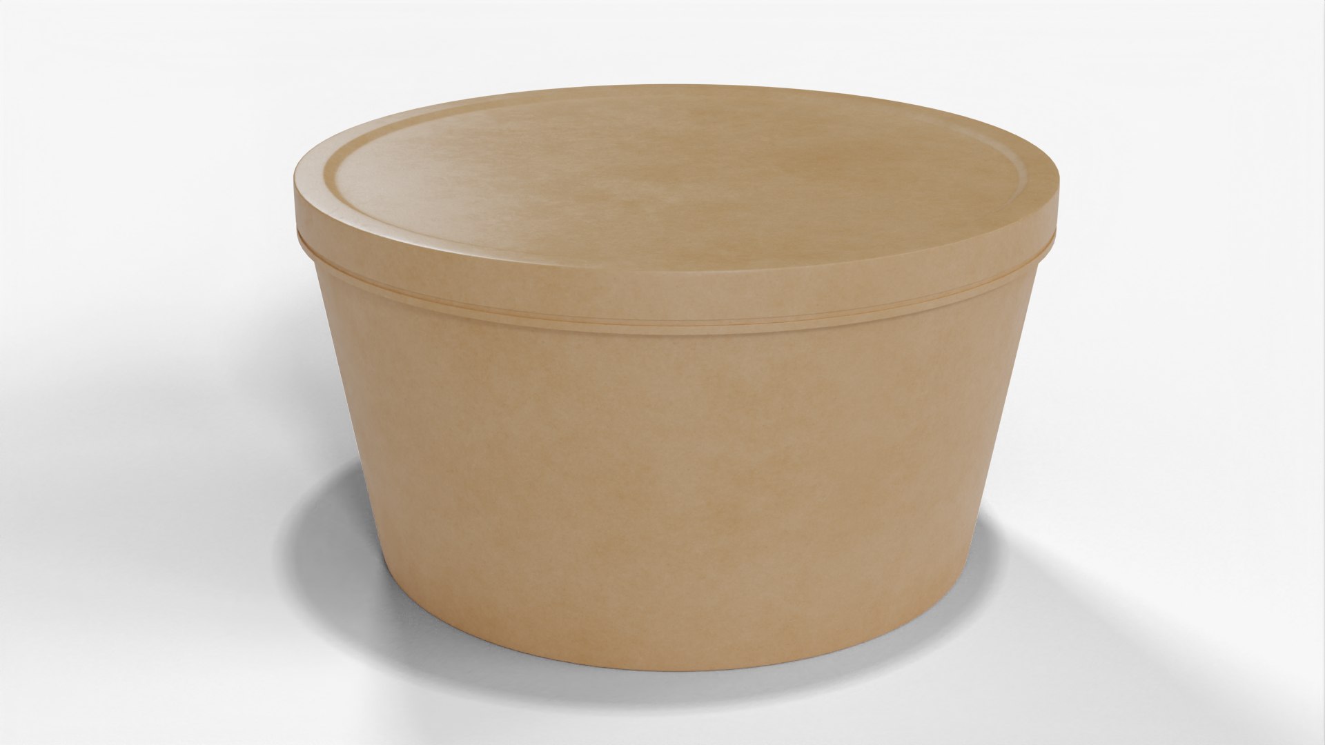 3D Paper Soup Cups Mockup model TurboSquid 1978901