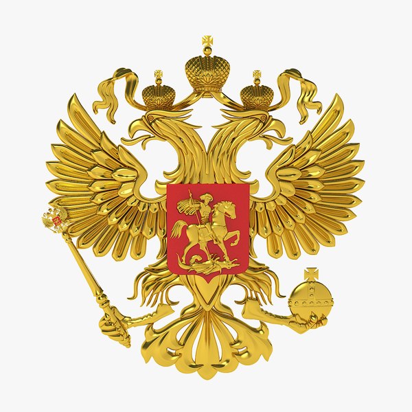 National emblem russia eagle 3D - TurboSquid 1336162