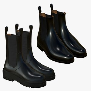 Realistic Leather Boots V28