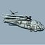 3d mh-60s sikorsky military helicopter