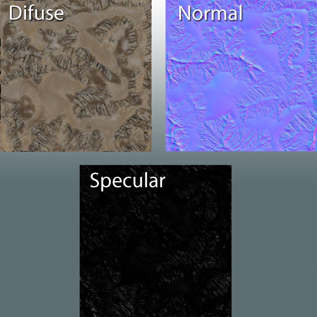 3dsmax maps mountain