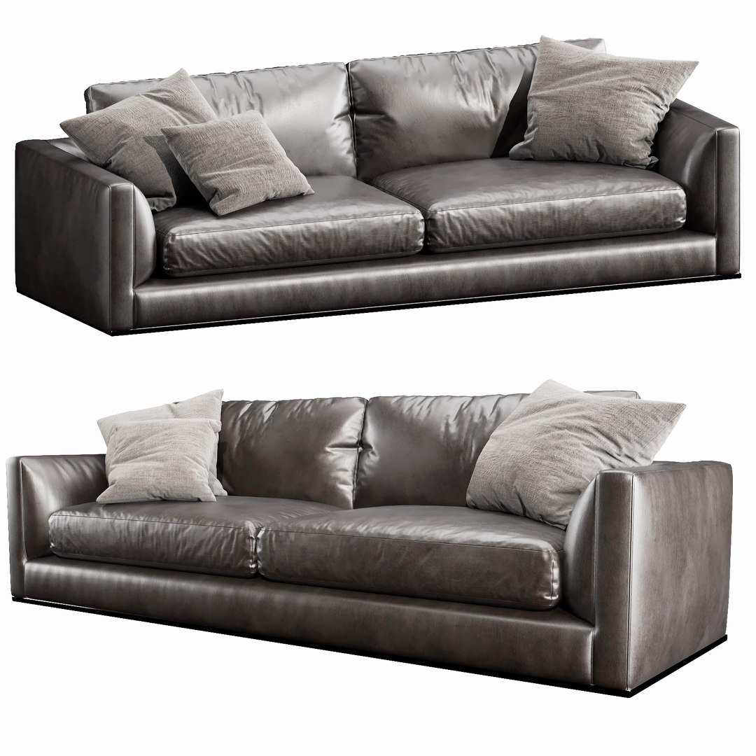 B Italia Richard Sofa 3D Model - TurboSquid 1530755