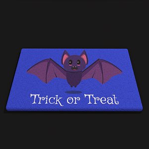 Halloween Bat Mat 3D model