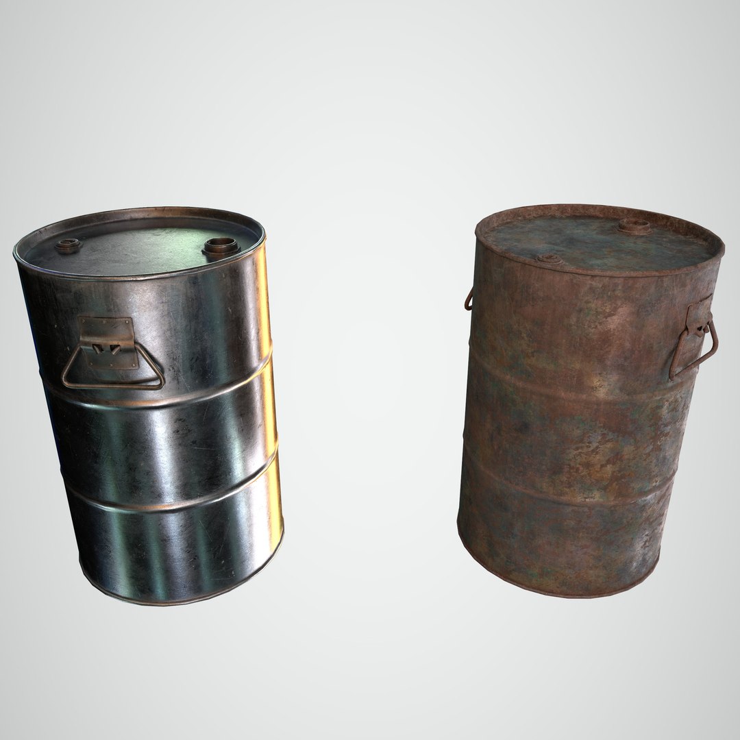 Steel Drum Food Grade 3D model TurboSquid 2158596