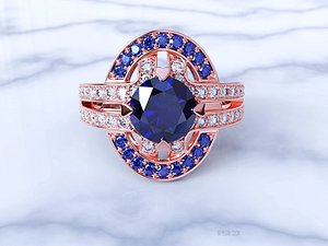female ring 3 d model