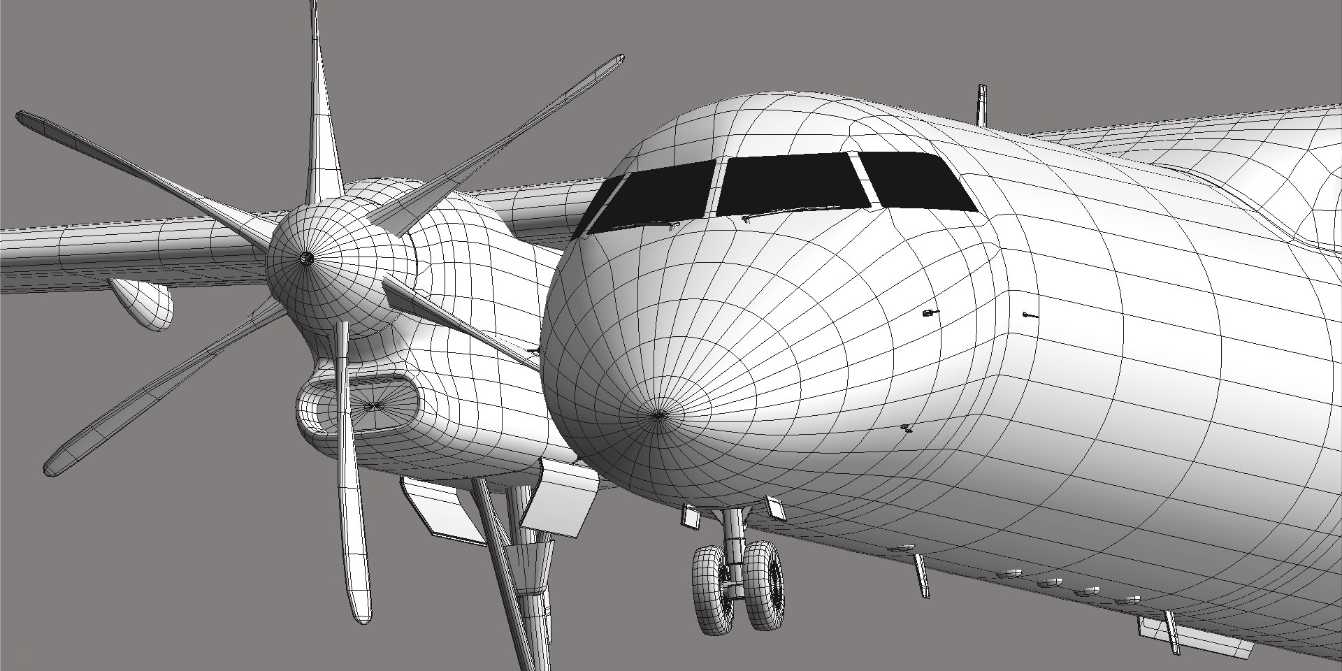 3d Bombardier Dash 8 Q400