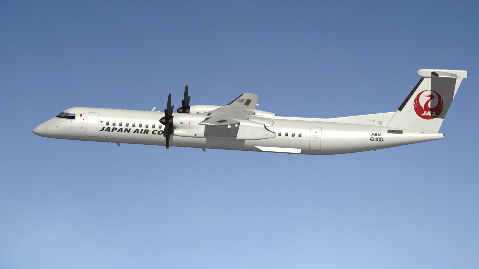 3d Bombardier Dash 8 Q400