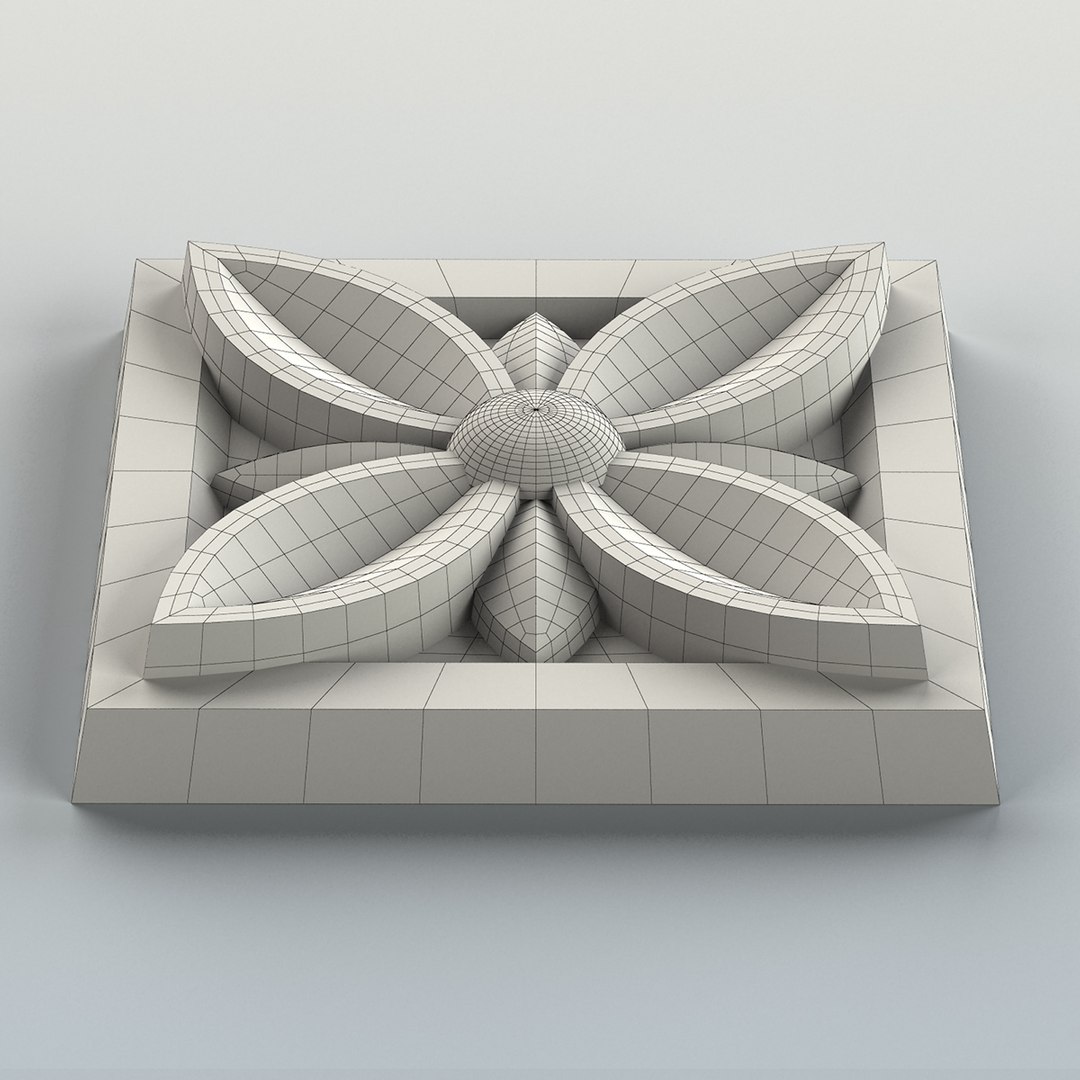 3d model square rosette https://p.turbosquid.com/ts-thumb/3G/fRXr6o/xB9xotCL/rosettesquare002p3wire/jpg/1450275860/1920x1080/fit_q87/0b174886635657461ef7af82c36b5759a8a2e299/rosettesquare002p3wire.jpg