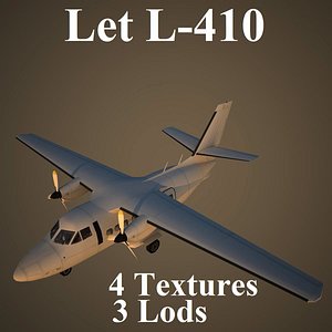 let turbolet low-poly 3d model