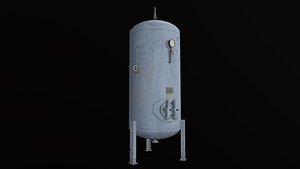 Old Industrial Steam Boiler Barrel