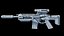 Sturmgewehr PBR Unity UE Arnold V-ray Texturen enthalten