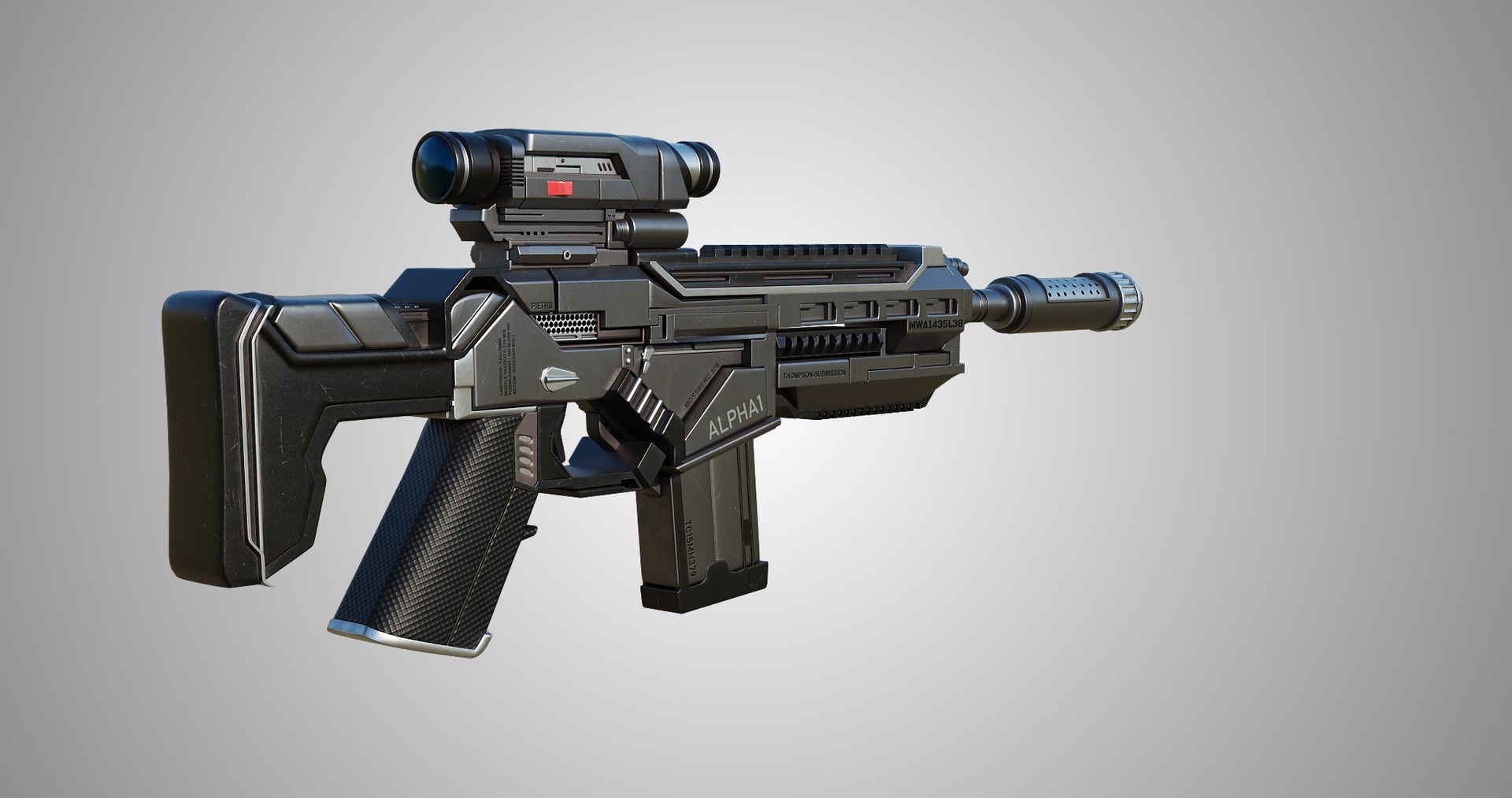 3D Assault Rifle Gun PBR Unity UE Arnold V-ray Textures Included model https://p.turbosquid.com/ts-thumb/3G/lWzY1A/mJ/gun_00003/jpg/1649492918/1920x1080/fit_q87/caa486a5d77f5ada3de5c50b75bf88f519f6c30d/gun_00003.jpg