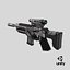 Sturmgewehr PBR Unity UE Arnold V-ray Texturen enthalten
