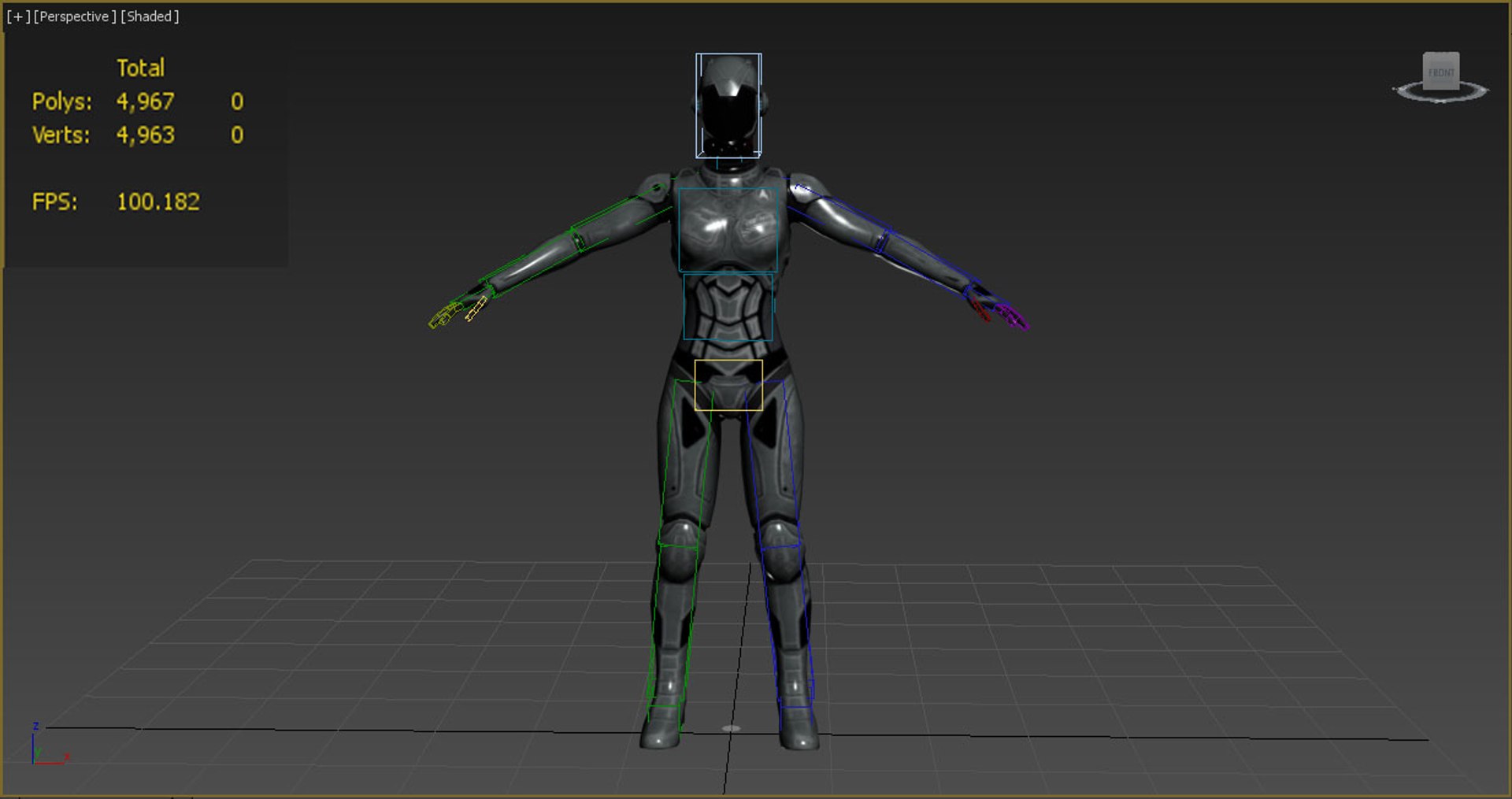 Cyborg Robot Model - TurboSquid 1346248
