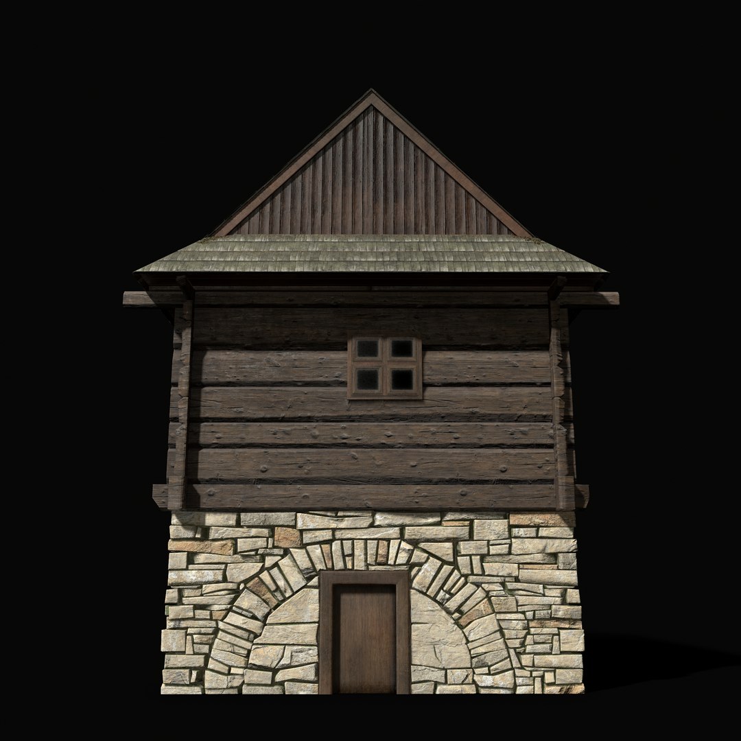 3D old storage building - TurboSquid 1472093