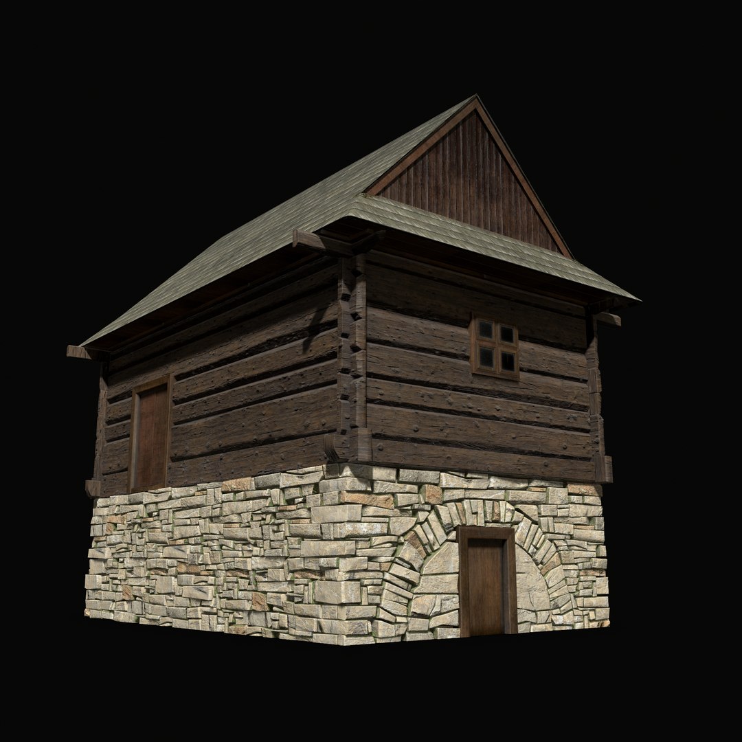 3D old storage building - TurboSquid 1472093