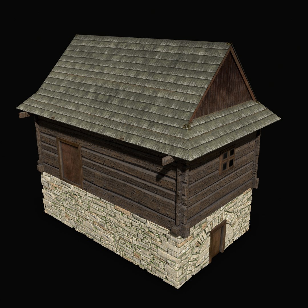 3D old storage building - TurboSquid 1472093
