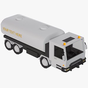 Cartoon Airport Refueling Vehicle 04 PBR