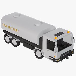 Cartoon Airport Refueling Vehicle 04 PBR