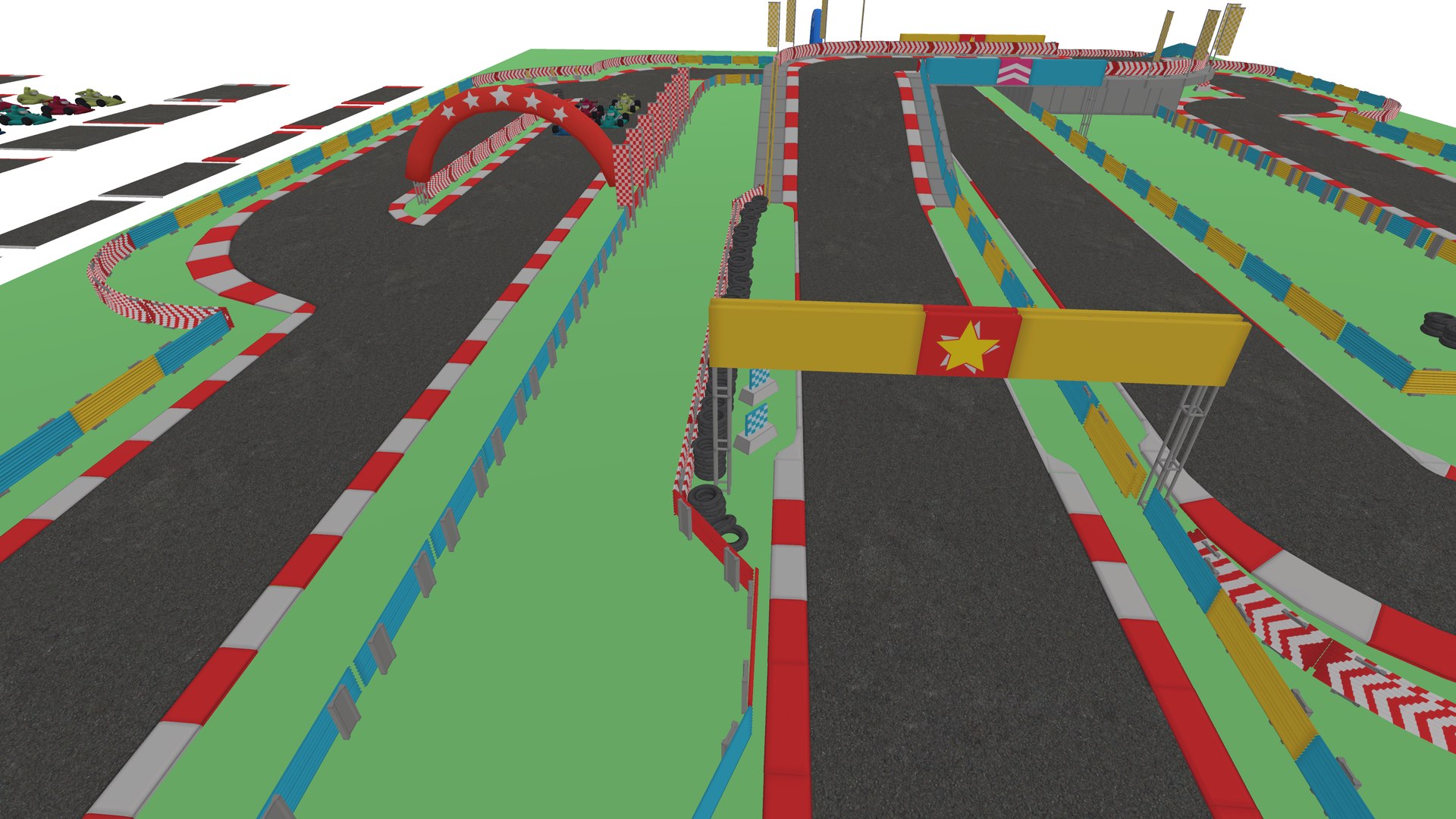 Kart Racing Delux Pack With Textures 3D Model - TurboSquid 2330456