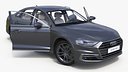 Audi A8 Sedan Gray Rigged