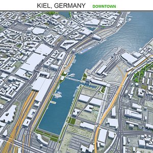 Kiel Downtown Germany model