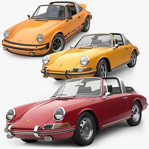 Porsche 911 Targa 1967-1974 Bundle 3D model
