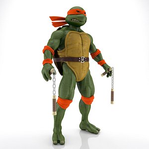 TMNT Ninja Turtles Michelangelo model