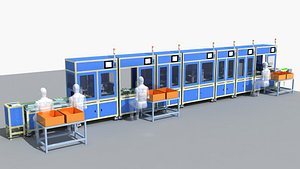 Industrial Equipment 28-Motor Automatic Assembly Production Line model