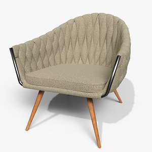 Woven Chair Different Colors 3D model