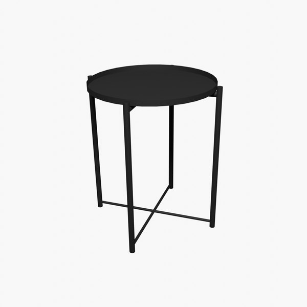 The Gladom Coffee Table Tray table from IKEA 3D model TurboSquid 2027192
