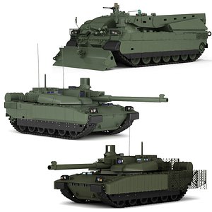 MBT  AMX  Leclerc collection 3D model