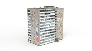 3D Twelve-story residential building120323